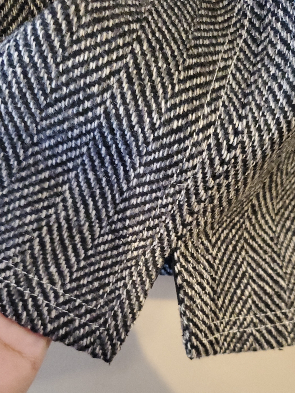 Bob Mackie Herringbone Blazer Coat Size 16 - Picture 5 of 10